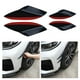 thumbnail image 2 of 4Pcs Car Spoiler Canards Set Soft Decals Auto Collision Strip Carbon Fiber Pattern Front Bumper Lip Splitter Diffuser Spoiler, 2 of 5