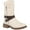Beige, variant on GC Shoes Womens Brandy Ruched Round Toe Mid-Calf Boots