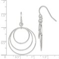 thumbnail image 2 of FB Jewels Sterling Silver Fancy Circle Earrings, 2 of 2