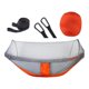 thumbnail image 4 of Hamaca para acampar con mosquitera Zulema Manta al aire libre naranja gris, 4 of 8