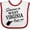 White and Red, variant on Inktastic Someone in West Virginia Loves Me Boys or Girls Baby Bib