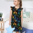 thumbnail image 4 of Honeii Robes de Nuit Imprimé Camion Rétro - Robes de Pyjama Inspirées de Princesse Parfaites pour Filles-TTG, 4 of 6