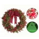 thumbnail image 4 of Spring Bow Artificial Leaf Eucalyptuss Plant Wreath Home Front Door Wall Window Decoration, 4 of 9