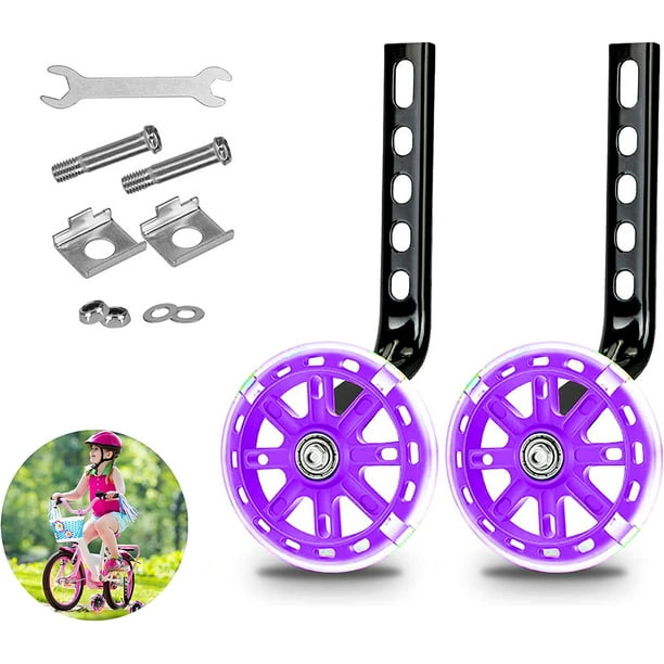 Ruedas de Entrenamiento, Ruedas de Soporte para Bicicletas para Niños, Ruedas para Bicicletas para Niños, Rueda Auxiliar para Bicicleta, Ruedas de Entrenamiento Ajustables para Niños