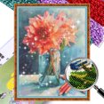 thumbnail image 1 of Kit Punto Cruz Flores Con Cuentas Bordado Artística para El 9CT 40x52cm, 1 of 9