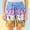 1002Purple2453, variant on HAYIMI Toddler Girls Kids Comfortable Ice Cream Shorts Casual Baseball Shorts With Elastic Waistband And Pockets For Daily Wear Comfort Solid Color Shorts Bottoms