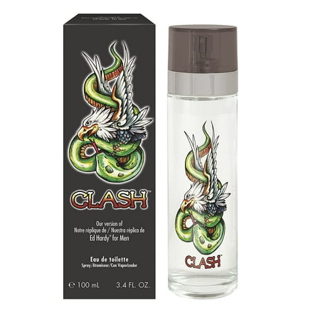 ParfumsBelcam Clash Our Version of Ed Hardy, Eau de Toilette Spray, 3.4 fl oz