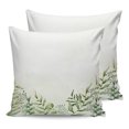 thumbnail image 7 of Outdoor Throw Pillow Cover Watercolor Botanical Green Leaves Waterproof Cushion Covers 2 Pack Farm Plant Foliage with Gold Lines Pillow Cases Home Decoration for Patio Garden Couch Sofa, 7 of 7