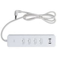 thumbnail image 1 of Smart Power Strip for Tuya WiFi Surge Protector with 4 Individually Controlled Outlets 2 USB and 1 Type C Port 10A 250V Brazil Plug, 1 of 5