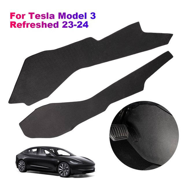 Adecuado para 23-24tesla Tesla versión actualizada Model3 control central lateral anti-Kick pad accesorios modificación interior