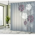 thumbnail image 4 of Ambesonne Art Shower Curtain, Fantasy Bridal Garden Spring, 69"Wx70"L, Pale Purpleblue, 4 of 4