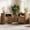 Brown, variant on Finmind Farmhouse Nightstand with 2 Drawers Set of 2, Mid-Century Retro End Table, Wide Bedside Stand for Living Room, Bedroom, Easy Assembly, Brown