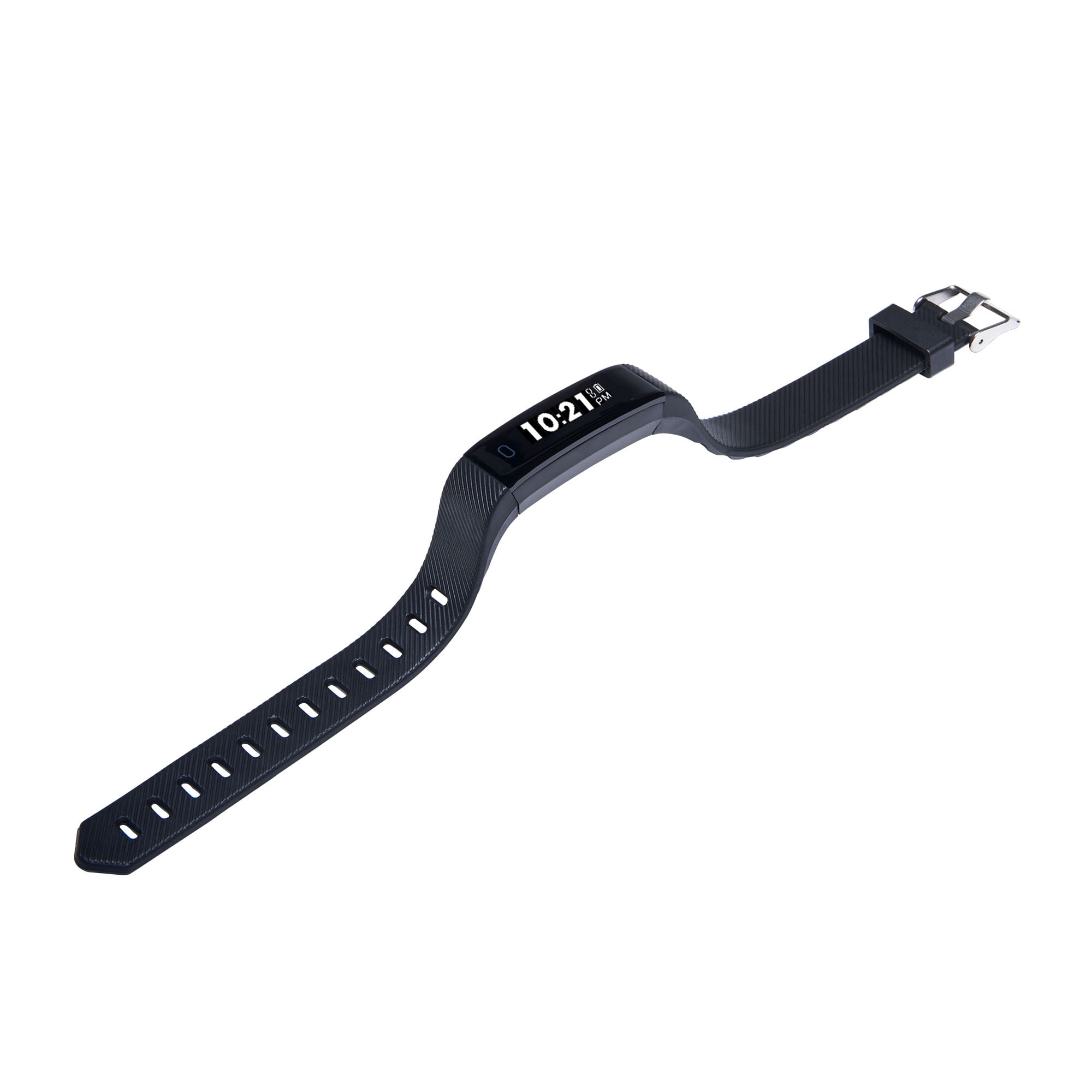 iTech Sport Activity Tracker with Interchangeable Strap, Black/Grey