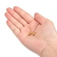 thumbnail image 4 of Uxcell 20 Sets Leather Cord End Caps Fit 3.3mm Cords, Light Golden, 4 of 7