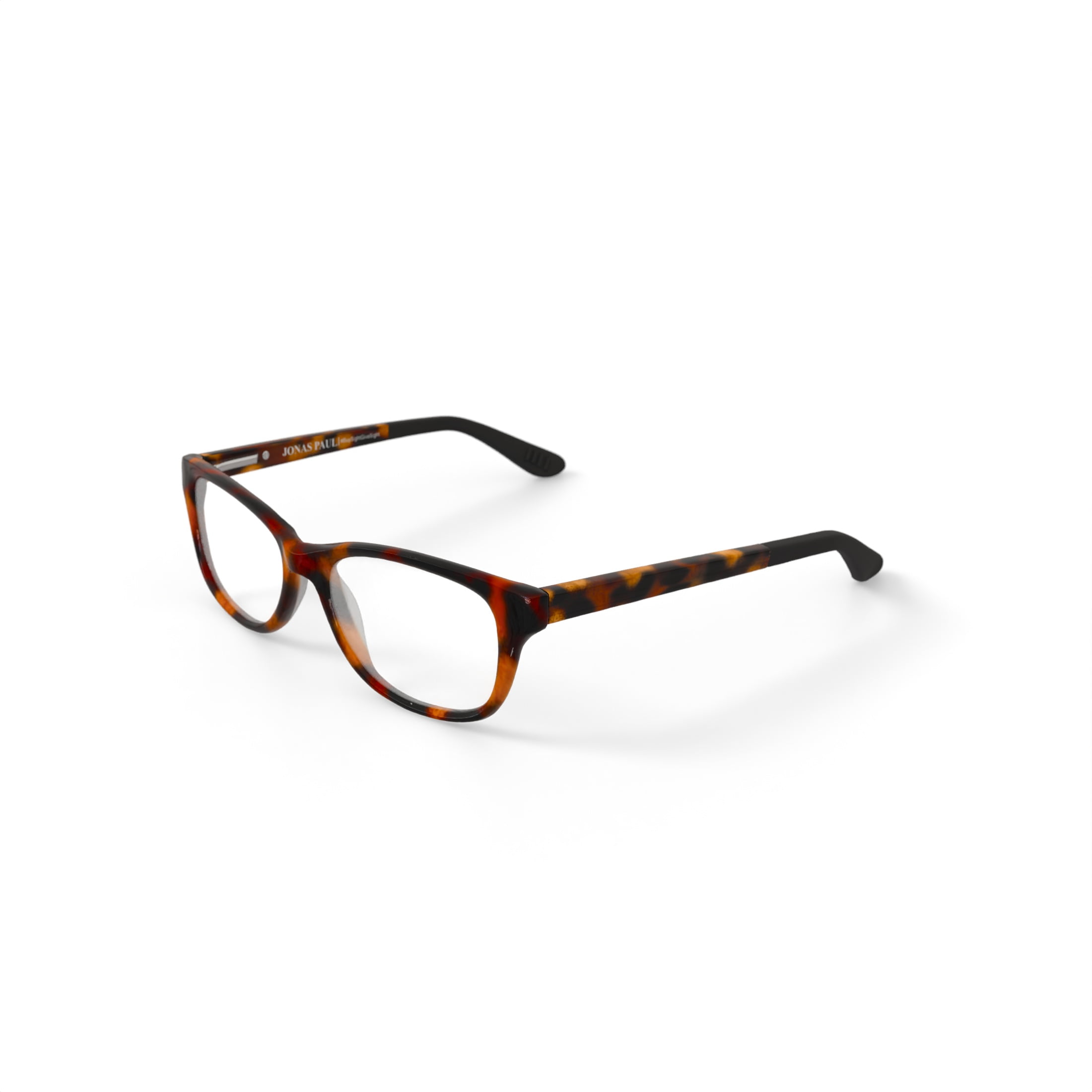 Jonas Paul Youth Miles/Maddie Square Prescription Eyeglasses with Case, Brown Tortoise
