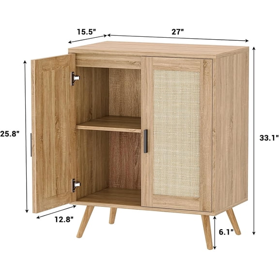 Buffet Cabinet, Naturel