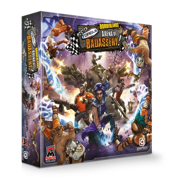 Borderlands Mister Torgue's Arena of Badassery Board Game | Cooperative Strategy Game | Fighting Game for Adults | 1-4 Players | Ages 14+ | Avg. Play