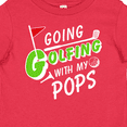 thumbnail image 4 of Inktastic Going Golfing with My Pops Kids Golf Boys or Girls Baby T-Shirt, 4 of 5