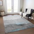 thumbnail image 6 of Dalyn Rugs Machine Washable Indoor/Outdoor Chantille Teal 3' x 5' Rug, 6 of 9