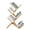 Burlywood-35.9 inch, variant on Log Color 42.5inch Tree Bookshelf, 6-Tier Tree Bookcase, Narrow Book Shelf for Small Space,Book Organizer for Living Room, Bedroom, Study Room, Library