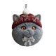 thumbnail image 1 of Adorno colgante de acrílico para gato de invierno, árbol de Navidad, gorro de punto, gatito, perro, conejo, erizo, adorno colgante de animal, 1 of 8
