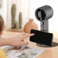 thumbnail image 5 of Lenkho Turbo Handheld Fan with LED Digital Display, High-Speed Portable Personal Fan with Base, Rechargeable USB Fan, Ideal for Travel, Commuting, Outdoor Activities, 5 of 6