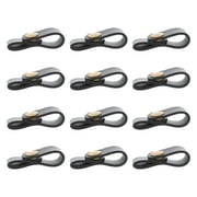 24 Pcs Leather Cable Winders Multipurpose Headphone Cable Storage Organizers