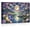 Frame-style, variant on Magical Fantasy Canvas Wall Art Dreamy Moonlight River Landscape with Colorful Sparkling Butterflies & Pink Flowers for Living Room Bedroom Nursery Home Decor Aesthetic Pictures