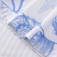 thumbnail image 4 of MAIHAN Ladies Pajamas Sets Short Sleeve Tops and Capri Pants Summer Soft Pajamas Set Button Down Shirt Pjs Printed Sleepwear Sets, 4 of 6
