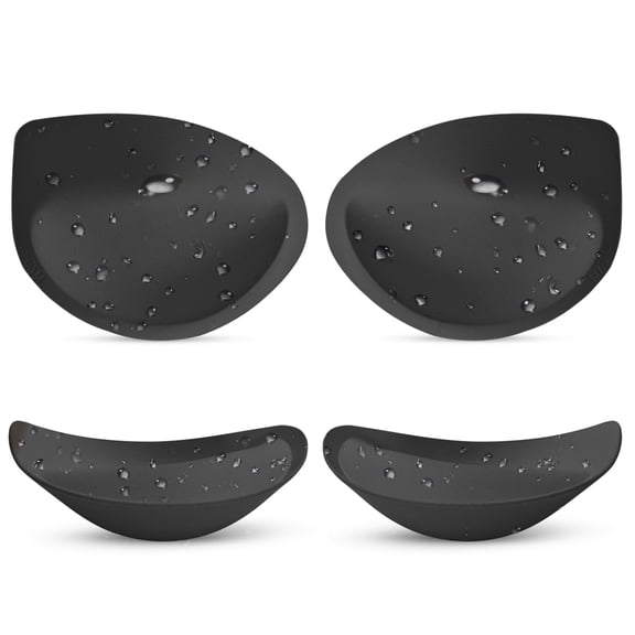 Nimiah Waterproof Swimsuit Bra Pads, Women's Push-up Bra Inserts Enhancer Breast Cups Removable Padding for Dresses,Black