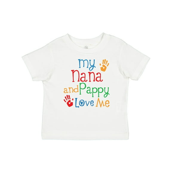 Inktastic Nana and Pappy Love Me Boys or Girls Baby T-Shirt