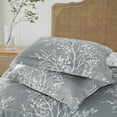thumbnail image 6 of Spirit Linen Home Est. 1988 Foliage Collection Comforter Set - Oversized Reversible Bedding, Pre-Washed for Extra Softness, King, Grey Ivory, 6 of 13