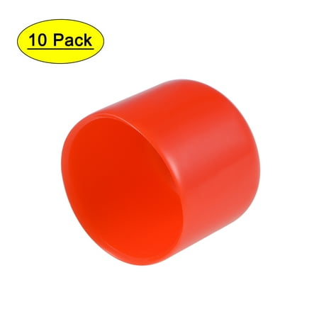 

Uxcell 1-inch ID Red Screw Thread Protectors Vinyl End Caps 10 Pack