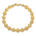 thumbnail image 4 of 14k Yellow Gold Scallop Shell Bracelet, 4 of 7
