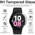 thumbnail image 4 of [2+1 Pack] Miimall Compatible Samsung Galaxy Watch 5 Screen Protector Case 44mm, Hard PC Protective Bumper Cover, 4 of 5