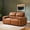 Brown,2-seater, variant on 68" 2-Seater PU Faux Leather Couch Modular Sectional Sofa Oversized Mid-Century Modern Comfy Loveseat with Extra Deep Seats Wide Arm for Living Room, Apartments ,Brown