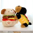 thumbnail image 3 of Divertido muñeco de peluche de perro hamburguesa con forma de perrito caliente, juguete creativo y bonito de simulación para niños, regalos de cumpleaños y Navidad., 3 of 5