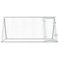 thumbnail image 3 of vidaXL Chicken Cage Silver 200x105x91 cm Galvanised Steel, 3 of 5