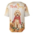 thumbnail image 2 of Happy Thanksgiving Goldendoodle with Turkey Pumpkins Autumn Vibes All Over Print 3D Baseball Shirt Doodle Dog Lover Gifts Idea Softball Sport - 12018, 2 of 6