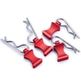 thumbnail image 3 of Ounissouiy Clip de cuerpo engrosado de aleación de aluminio RCGOFOLLOW para 1/6 Rc Clip de cuerpo Axial SCX6 RC pieza de coche RC accesorios de Kits de construcción modelo Rojo, 3 of 5