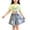 Green, variant on Girls Two Piece Sets Fashion Sparkly Bow Sequin T-Shirts and Elastic Waist Denim Skirt Outfits Casual Cute Loose Fit Summer Clothing Sets White 0-1Years
