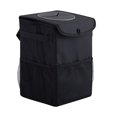 thumbnail image 2 of Cubo De Basura De Coche A Prueba De Fugas Con Tapa, Cubo De Basura Plegable Para Coche, Organizador De Accesorios Impermeable Para Coche seitruly VI011941-01, 2 of 6