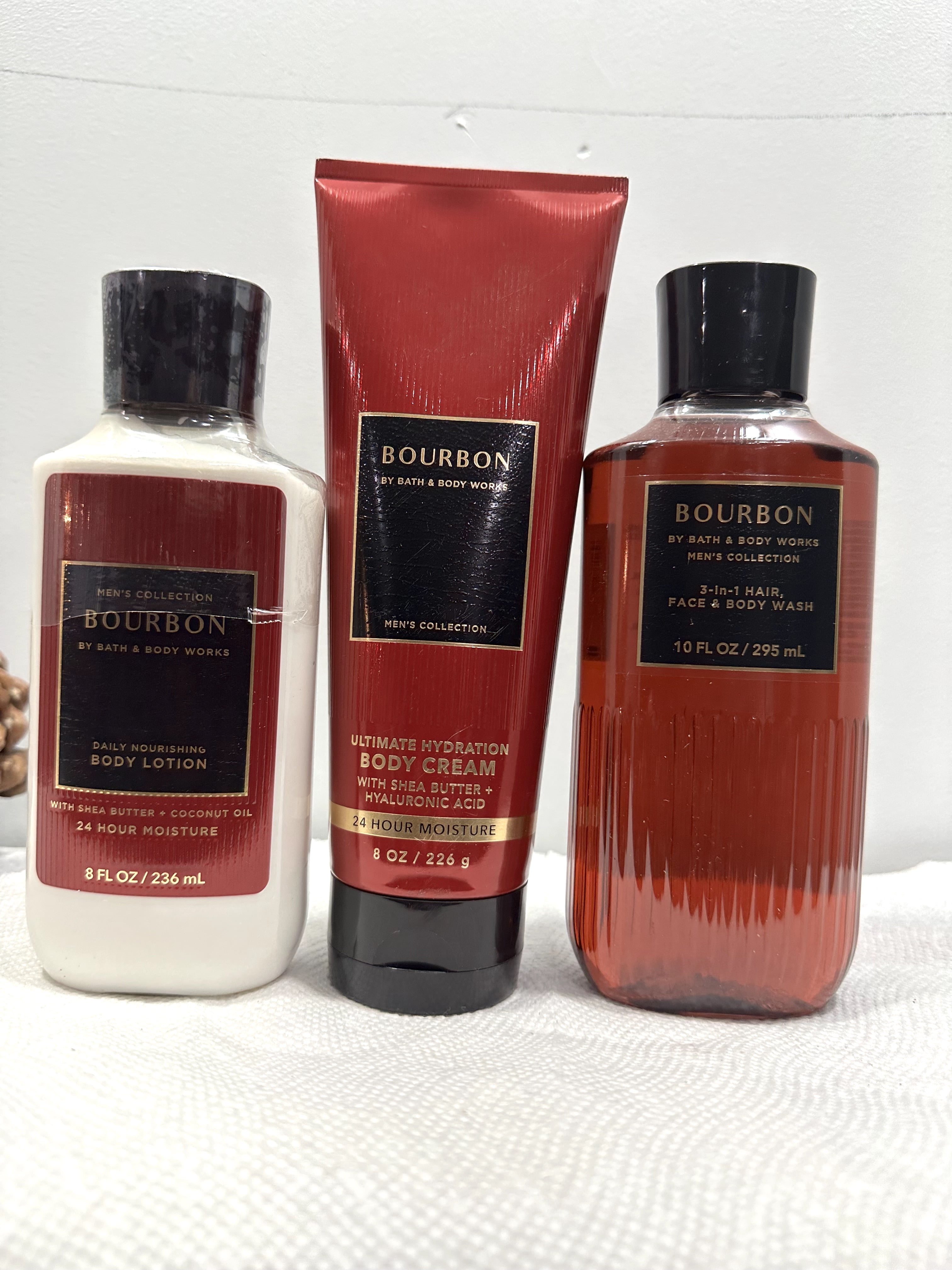 Bath & Body Works Bourbon 3 Piece Gift Set (Body Lotion 8 fl. oz