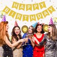 thumbnail image 2 of PIXHOTUL Pre-Strung Happy Birthday Banner  - NO DIY - with Shiny Letters Glitter Happy Birthday Banner for Gold Birthday Party Decorations and Supplies, 2 of 7