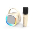 thumbnail image 1 of Altavoz Bluetooth LED, audio inalámbrico para el hogar, karaoke al aire libre, karaoke familiar, audio pequeño integrado, 1 of 6