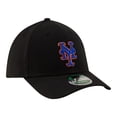 thumbnail image 3 of Men's New Era  Black New York Mets Alternate Player Replica 39THIRTY M-Crown Flex Hat, 3 of 5