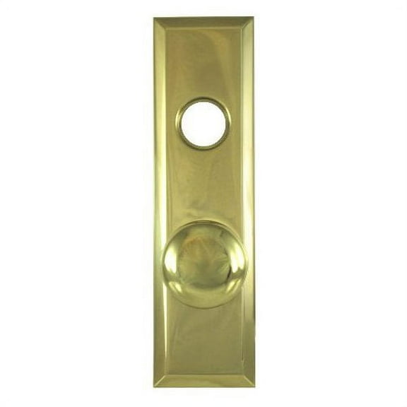 Escutcheon Plate With Solid Brass Door Knob and Cylin...
