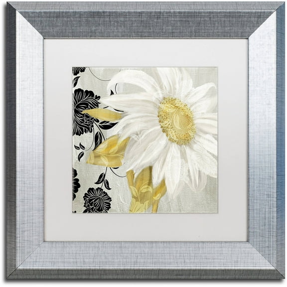 Trademark Fine Art "Sunroom II" Canvas Art by Color Bakery White Matte, Silver Frame
