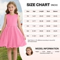 thumbnail image 6 of Actgleam Girls Short Sleeve Tutu Dress Birthday Wedding Party Tulle Dresses,Sizes 5-12,Purple, 6 of 10