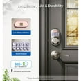 thumbnail image 4 of Veise Keyless Entry Deadbolt, Smart Deadbolt Door Lock, Digital Smart Deadbolt, Easy Installation, Satin Nickel, 4 of 8